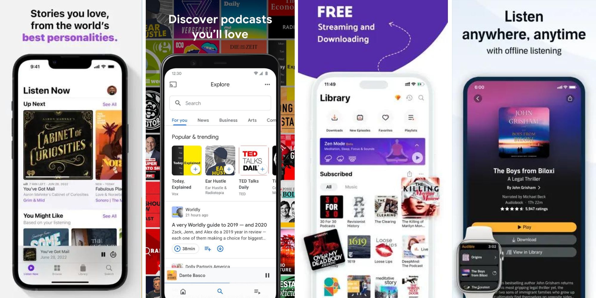 Las 10 mejores aplicaciones de podcasts para iPhone y Android