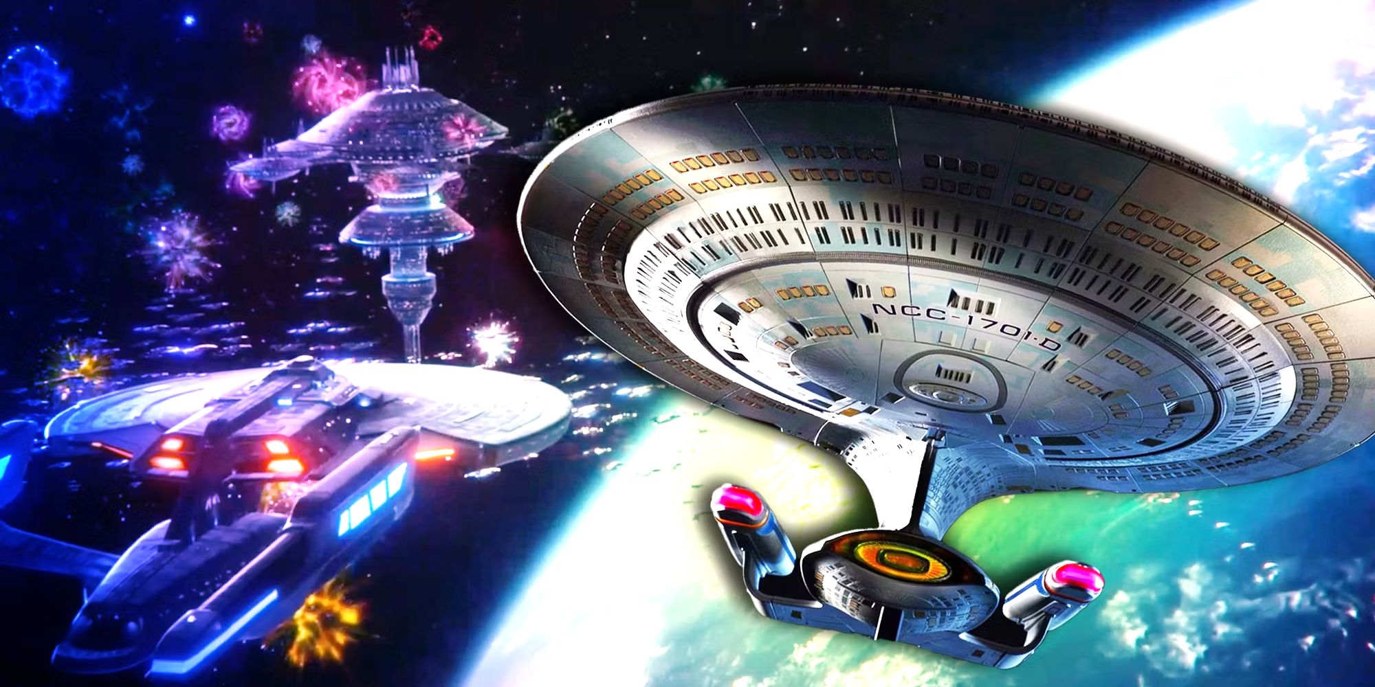 Las naves espaciales Enterprise-D y Picard de la temporada 3 de TNG ensambladas en increíbles efectos visuales de Star Trek