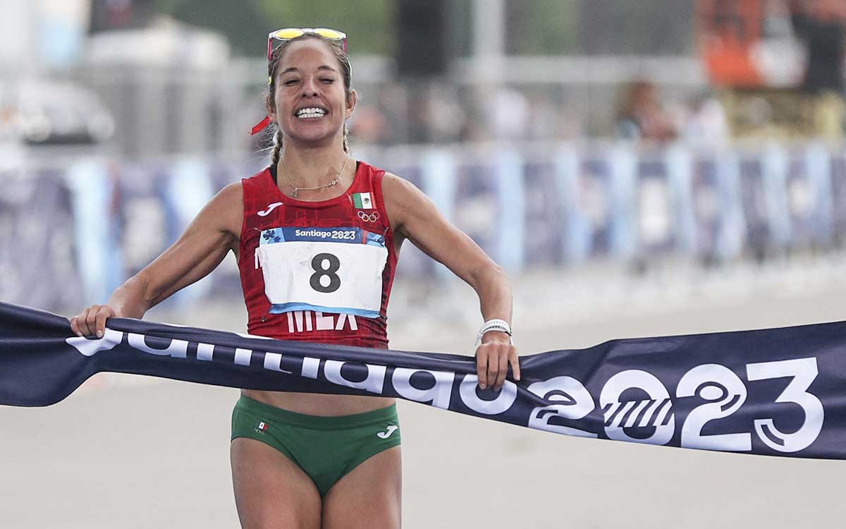 ‘Luché y luché hasta el final’, dice la mexicana Citlali Cristian tras obtener oro y récord en maratón