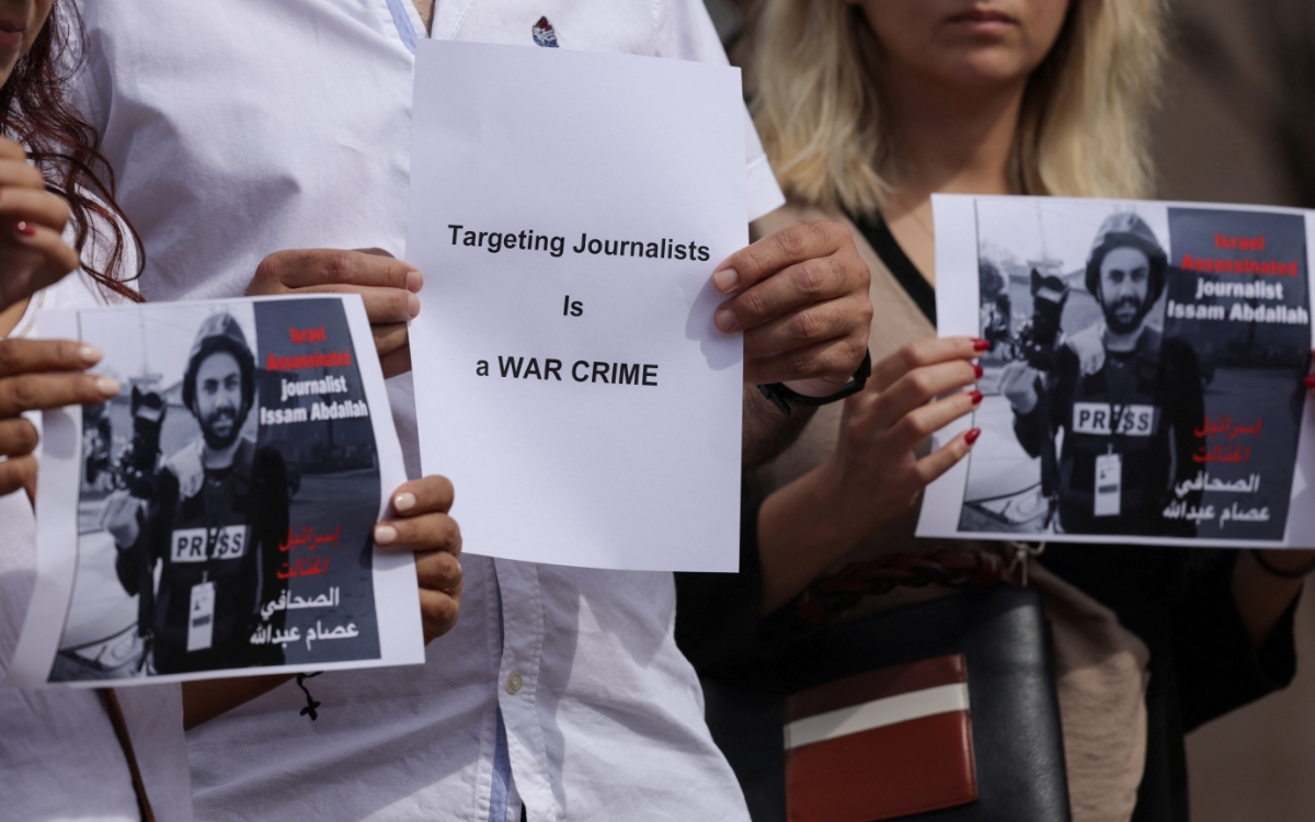No podemos garantizar la seguridad de los periodistas en Gaza: Israel
