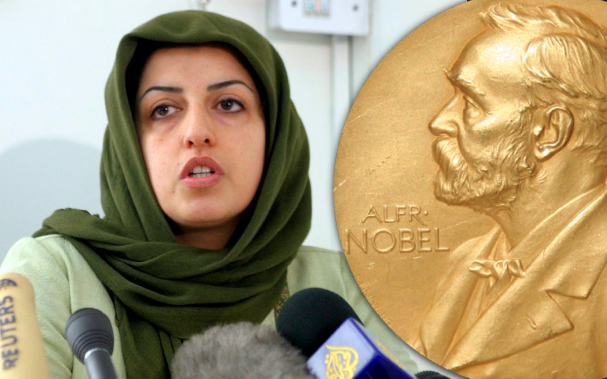 Premio Nobel de la Paz 2023 a Narges Mohammadi, por su defensa de los derechos de la mujer