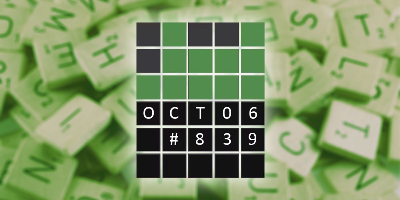 Respuestas y sugerencias de Wordle de hoy para el 6 de octubre de 2023 (rompecabezas n.° 839)