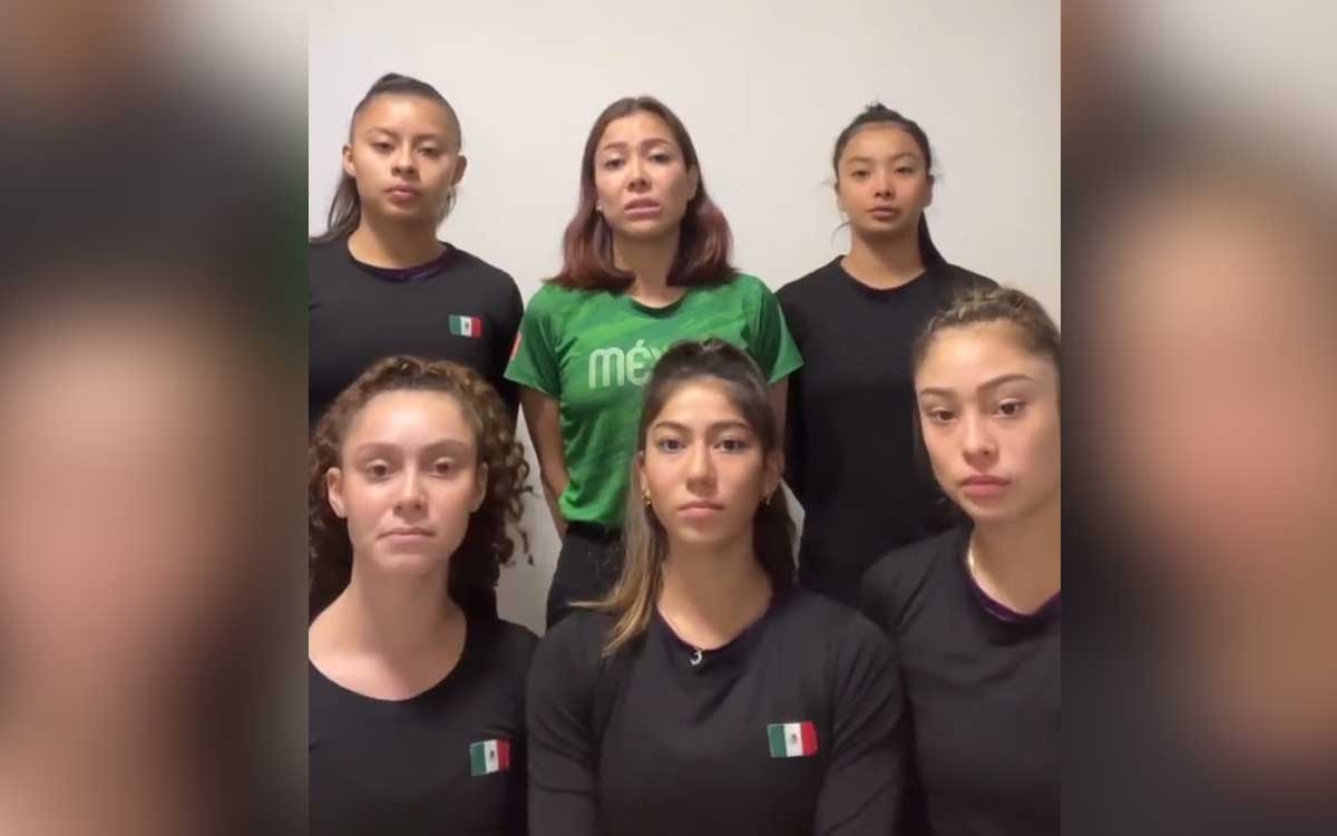 Selección mexicana de gimnasia rítmica pide ayuda al gobierno para salir de Israel | Video