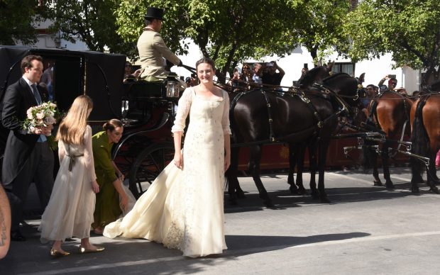 La duquesa llegando a su boda / GTRES