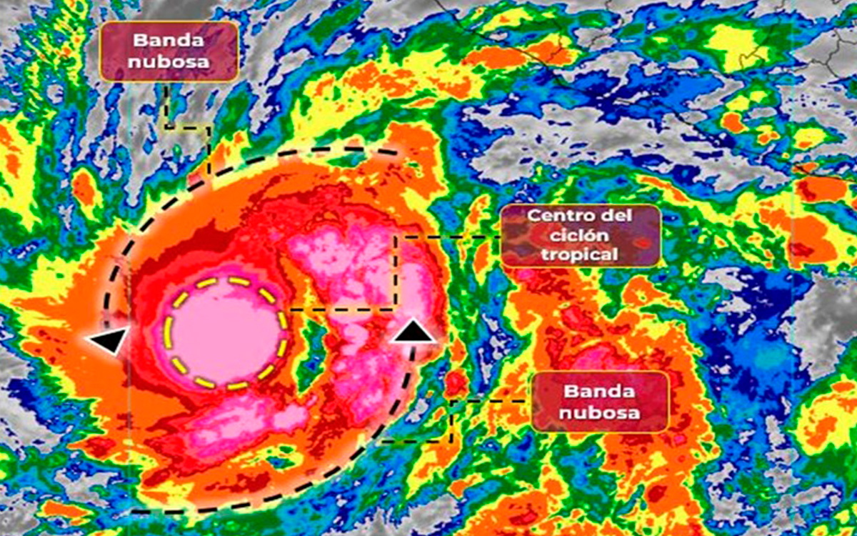 Tormenta tropical Norma podría convertirse en huracán categoría 1