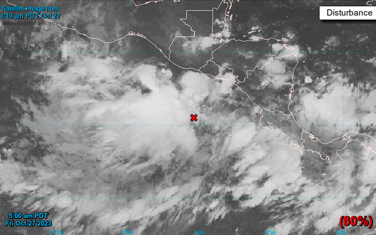 Tras ‘Otis’, alertan por posible ciclón tropical Pilar con dirección a Chiapas