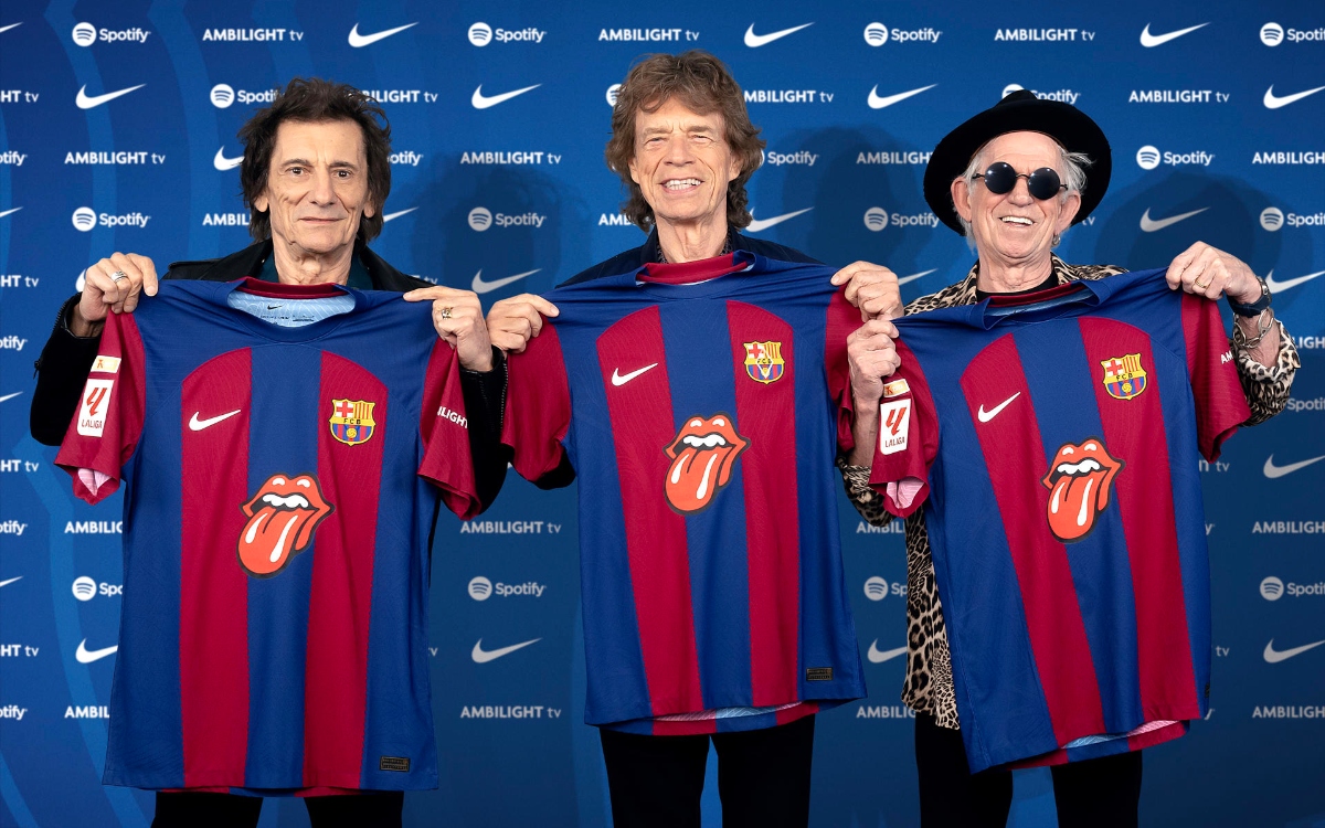 Video | Barça lucirá la lengua de los Rolling Stones en el Clásico