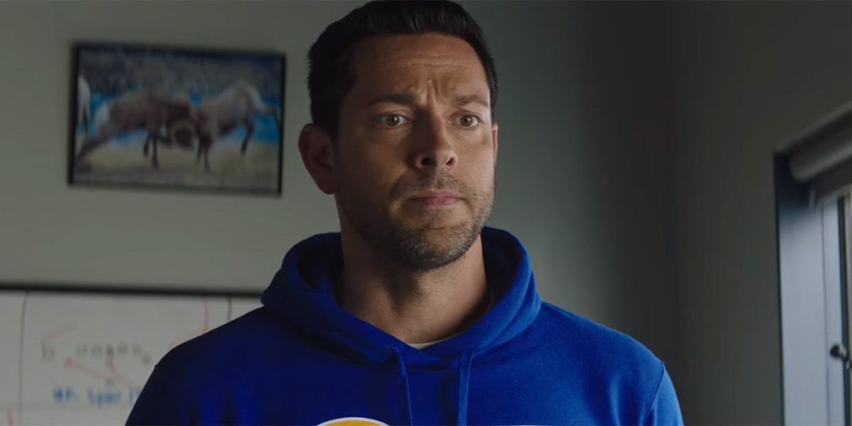 Zachary Levi es Kurt Warner en el tráiler de American Underdog