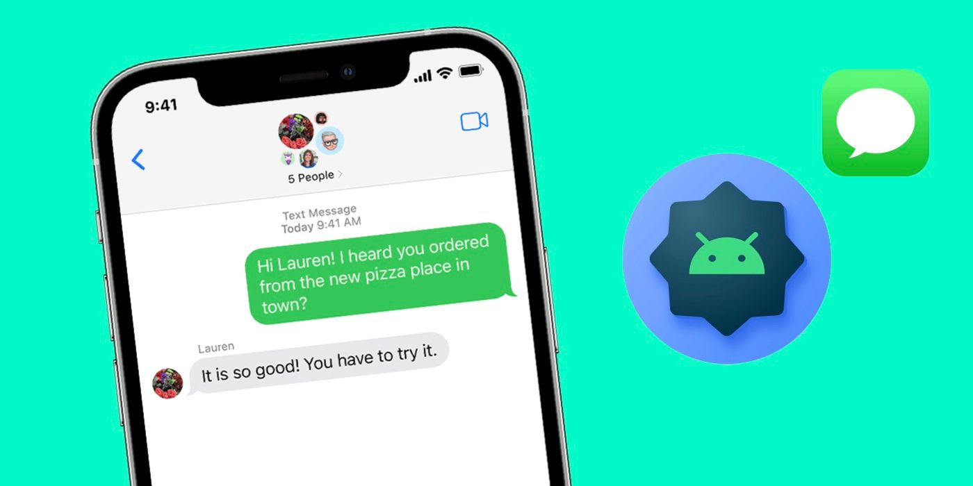 ¿Puedes nombrar un texto grupal en iPhone con usuarios de Android?