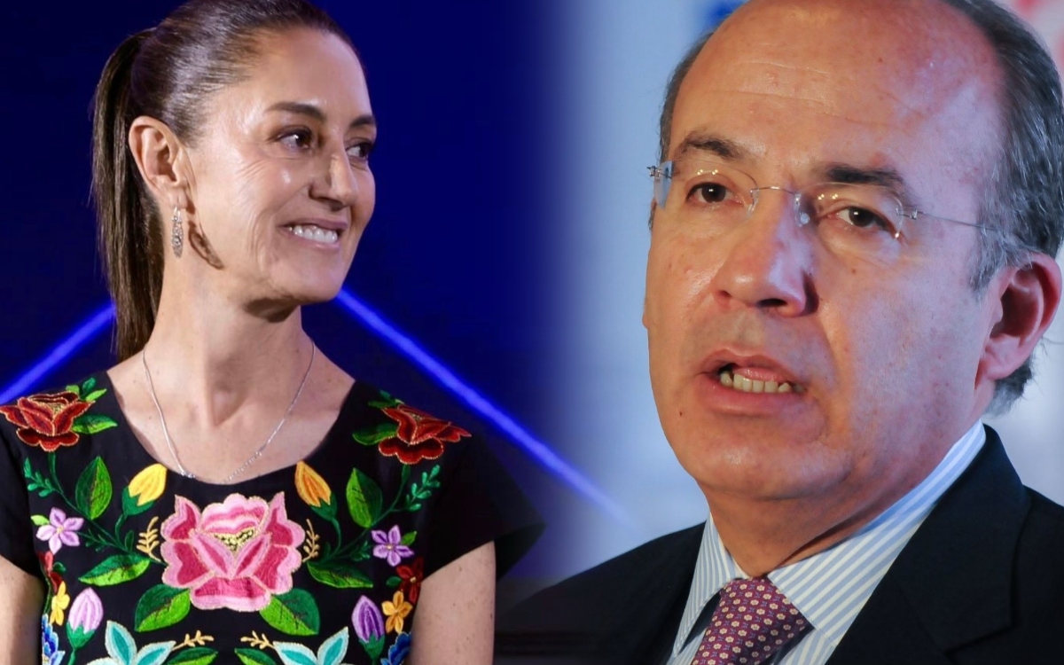 ‘Un presidente espurio ahora pide que EU vigile las elecciones’: Sheinbaum a Calderón