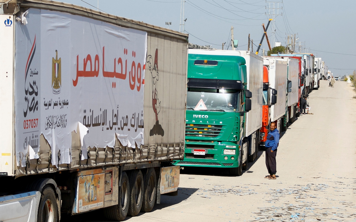 137 camiones con ayuda humanitaria llegaron hoy a Gaza: ONU
