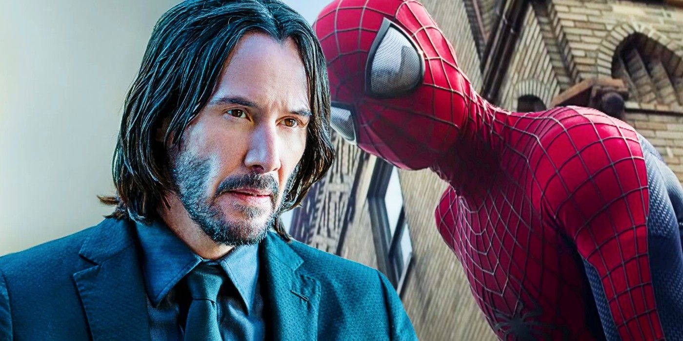 Keanu Reeves se convierte en la versión perfecta de Spider-Man para él en un impresionante arte de Marvel