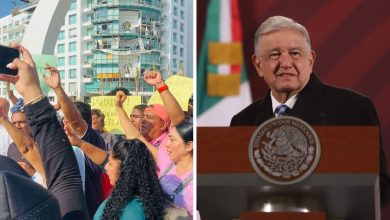 AMLO califica de 'politiquería y oportunismo' caravana que exige reconstrucción en Acapulco