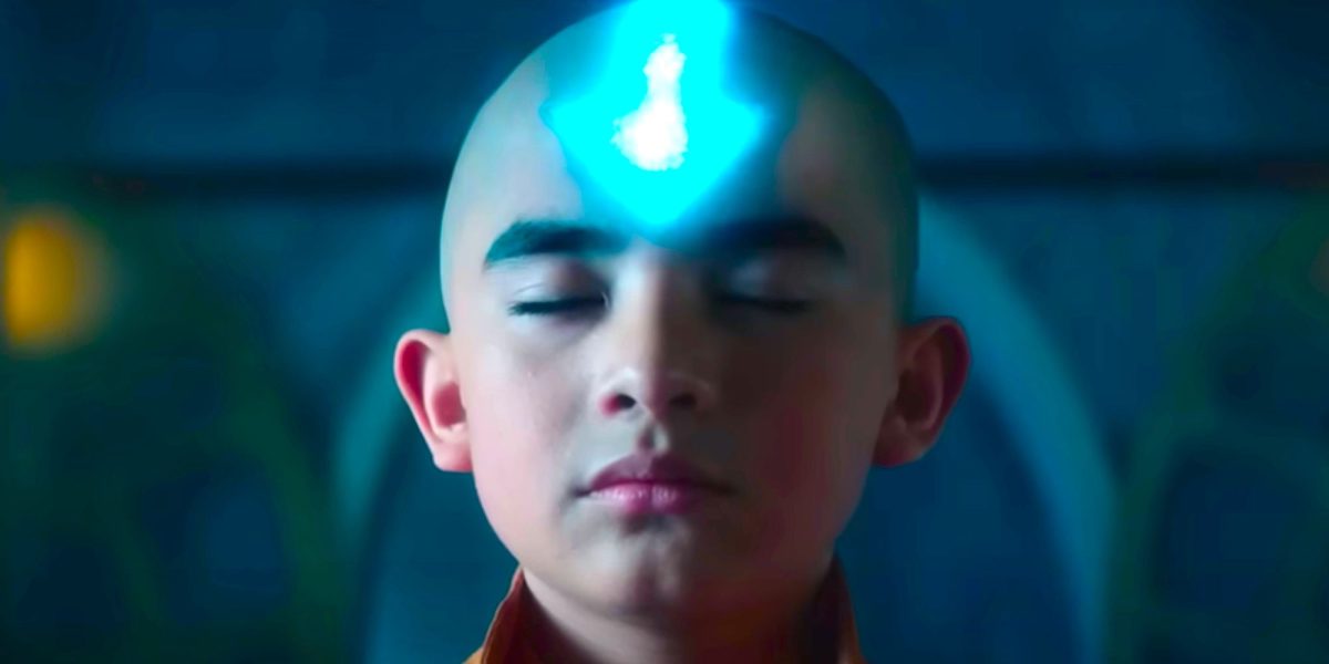 Aang se acerca a un templo aéreo de acción real en el nuevo póster de Avatar: Last Airbender