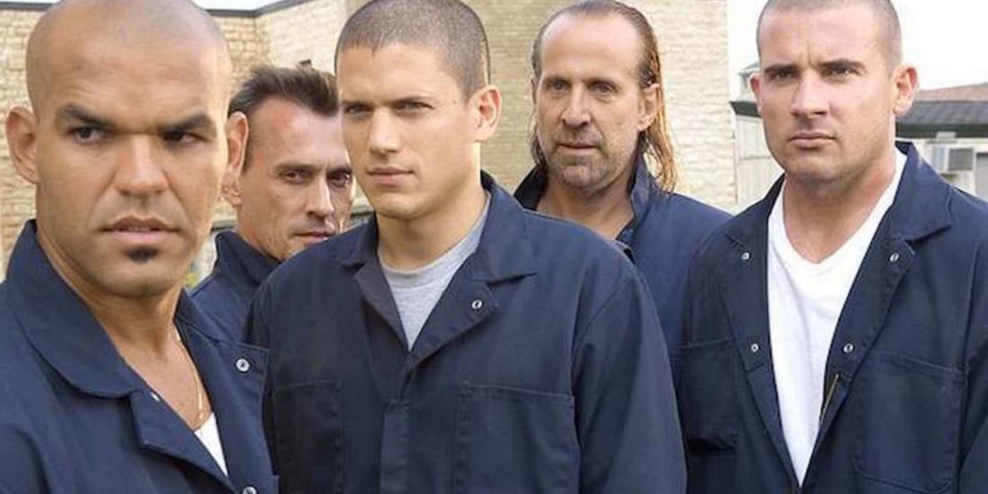 Sucre, Michael, Lincoln y T-Bag en Fox River en Prison Break