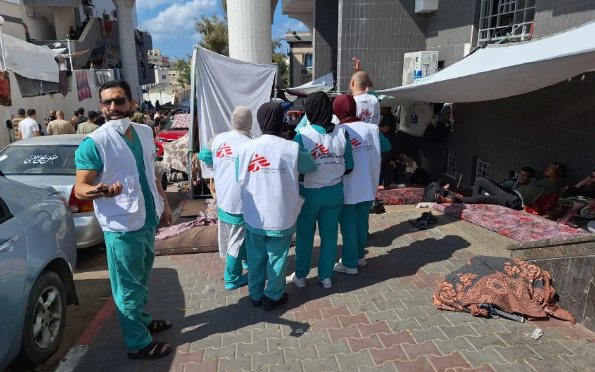 Alerta MSF que más de 100 trabajadores de la salud están atrapados cerca del hospital Al Shifa
