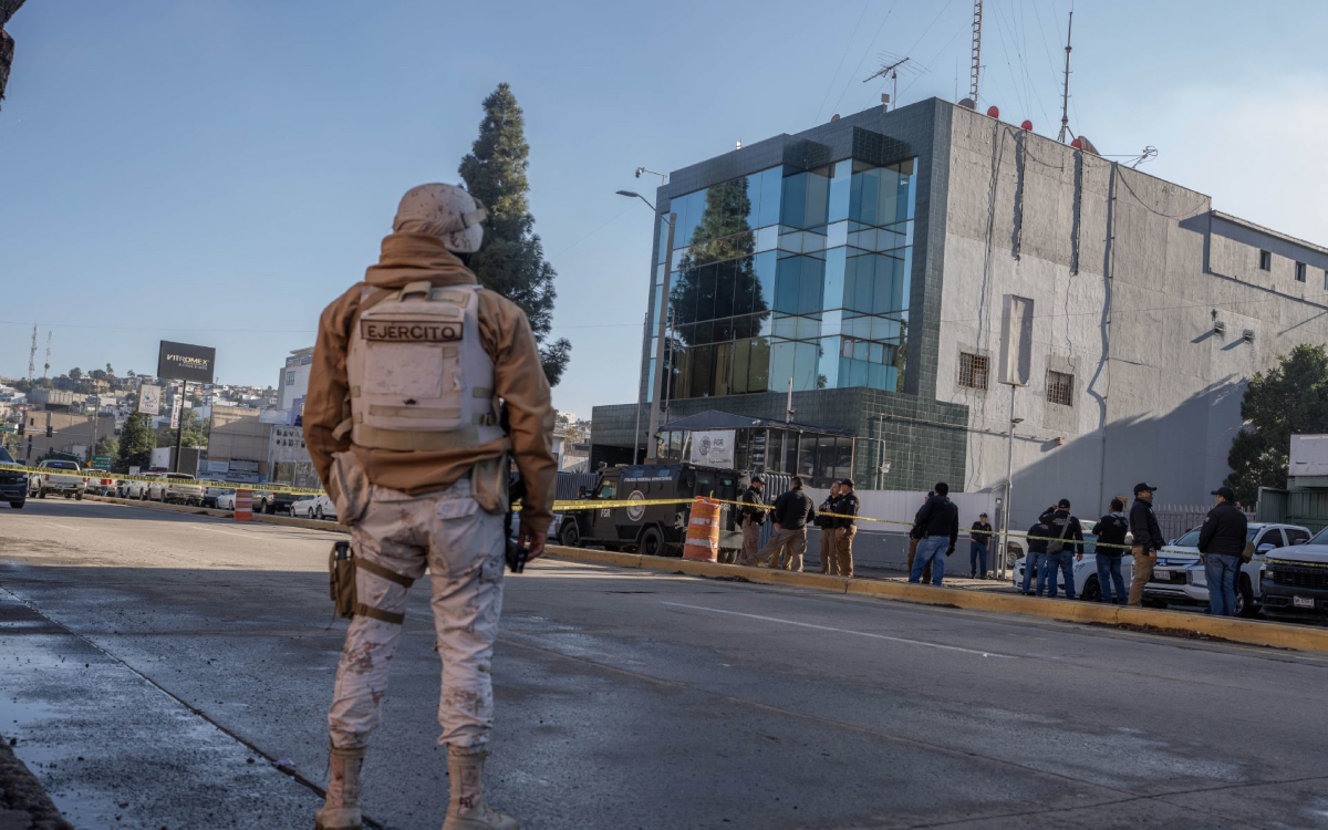 Ataque armado a instalaciones de la FGR en Tijuana