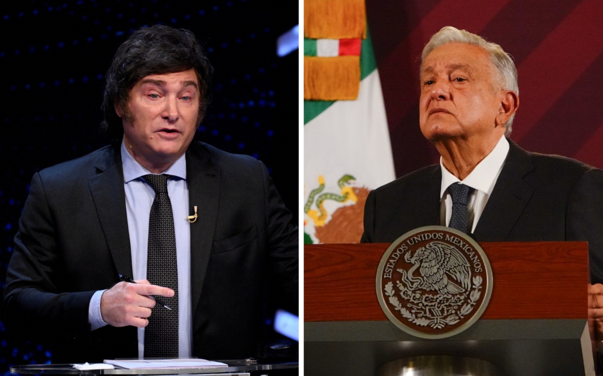 Calderón y Fox apoyan al candidato argentino Javier Milei: AMLO