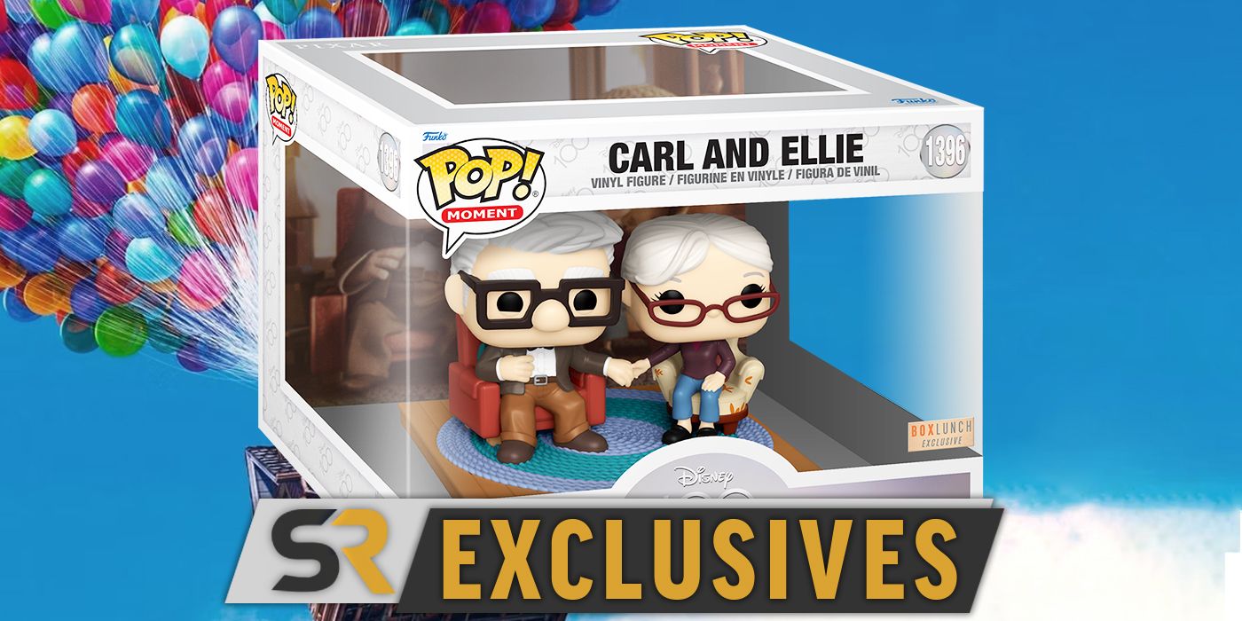 Carl y Ellie de Up comparten un tierno momento juntos en el último Disney 100 Pop de Funko [EXCLUSIVE]