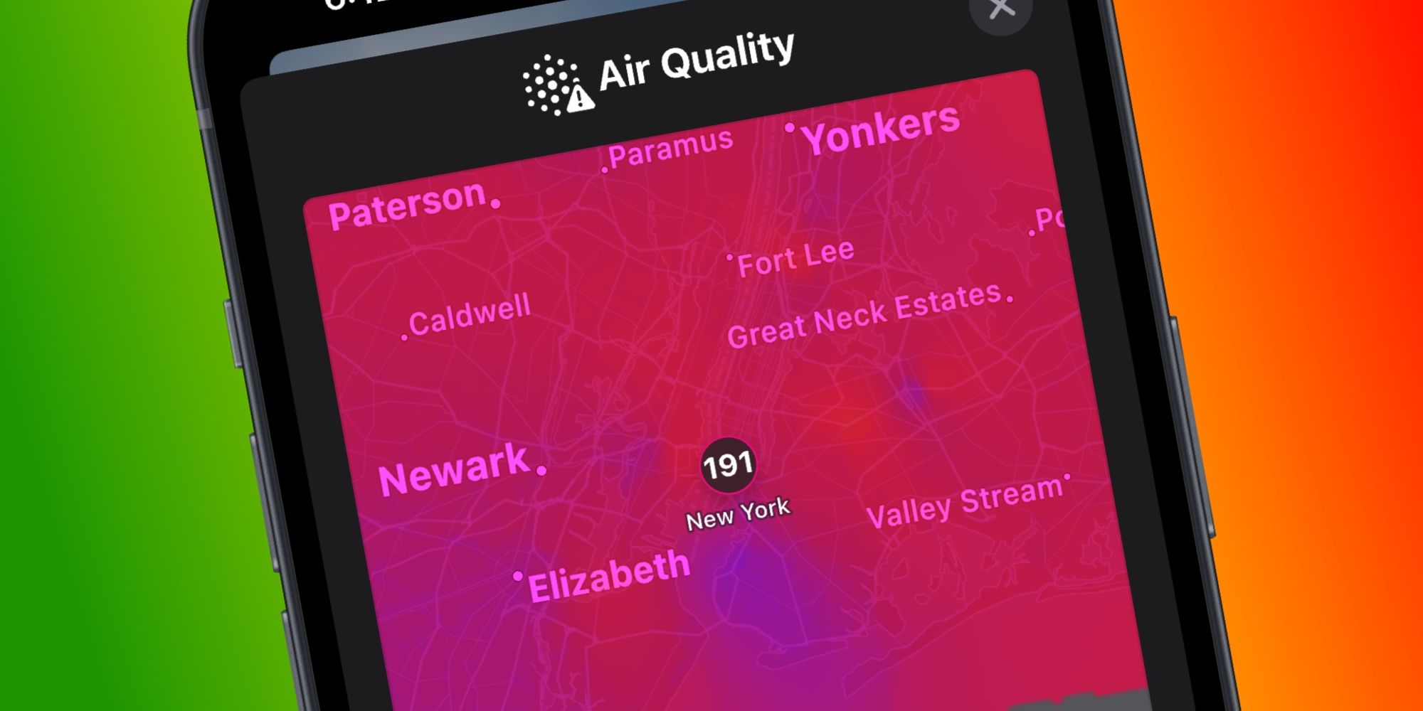 Cómo comprobar la calidad del aire (AQI) en Android y iPhone