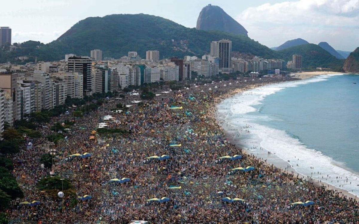 Copa Libertadores: Cientos de Xeneizes hacen suya la playa de Copacabana | Video