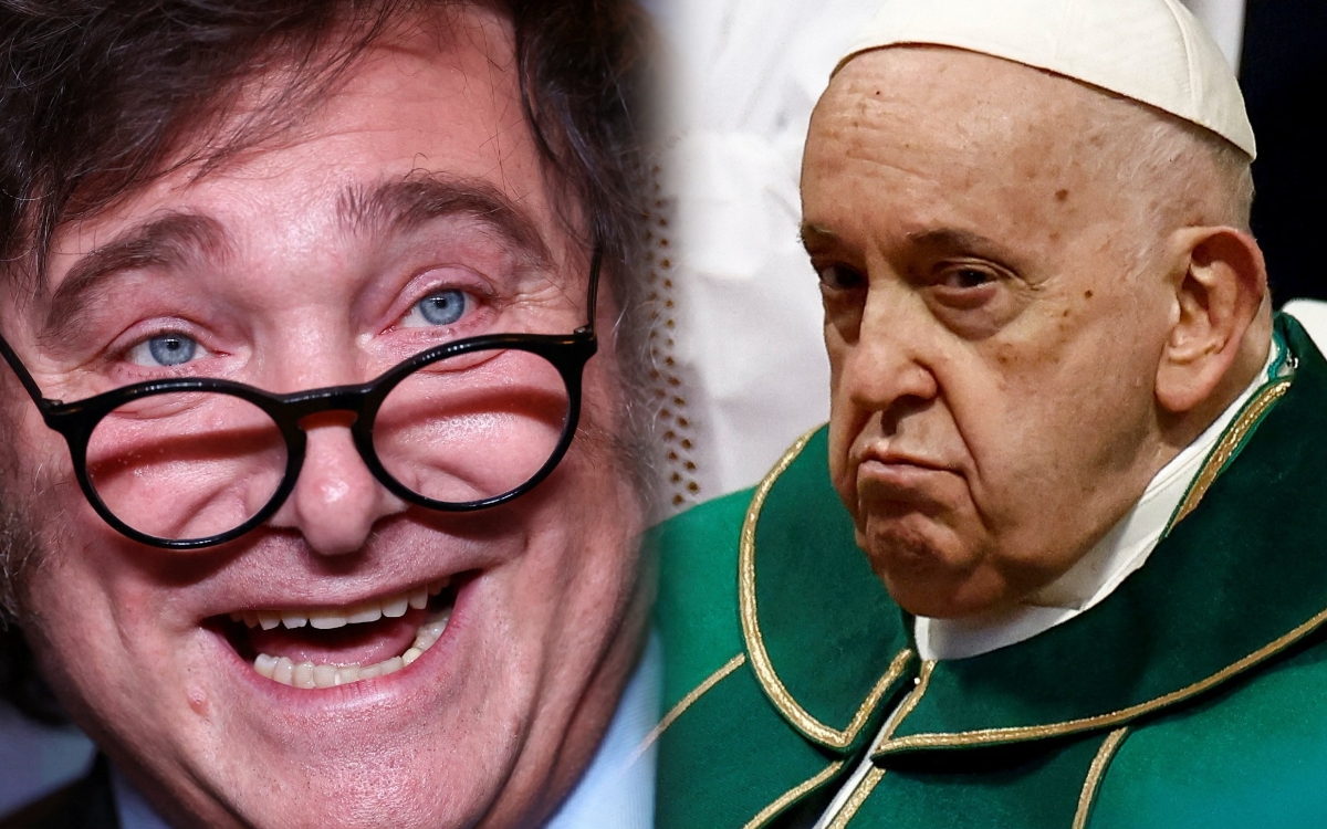 De ‘imbécil’ a ‘su santidad’: Milei cambia su tono hacia el papa Francisco