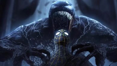 El Hombre Araña de Tom Holland transformado por el Venom de Tom Hardy en un arte cruzado de MCU valiente