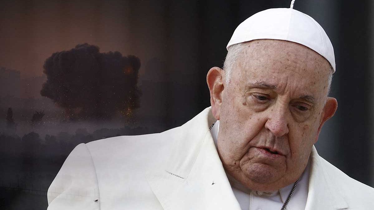 El papa Francisco afirma que lo que sucede en Israel y Gaza no es una guerra, 'es terrorismo'