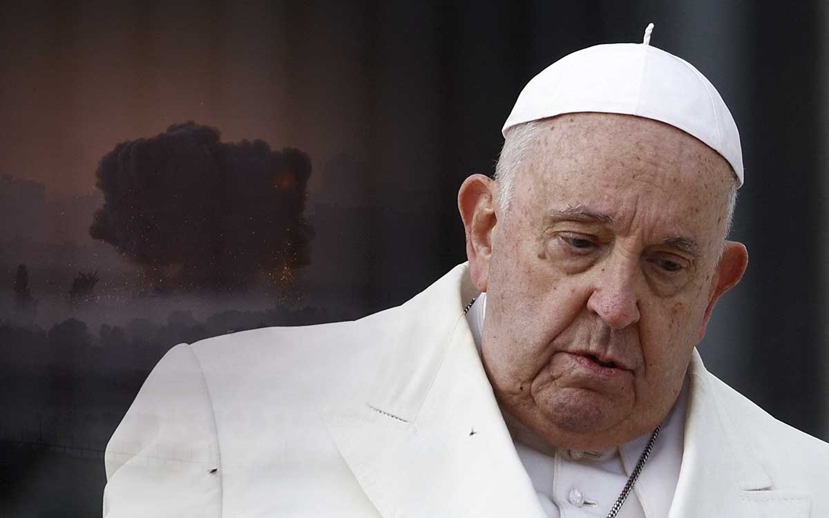 El papa Francisco afirma que lo que sucede en Israel y Gaza no es una guerra, 'es terrorismo'