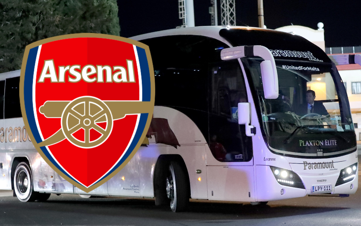 Equipo del Arsenal suspende partido porque el conductor se equivocó de ciudad