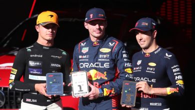F1: 1-3 para Verstappen y 'Checo' en el último Sprint de 2023