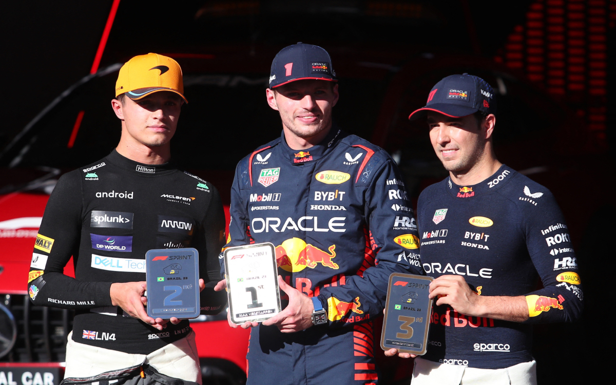 F1: 1-3 para Verstappen y ‘Checo’ en el último Sprint de 2023