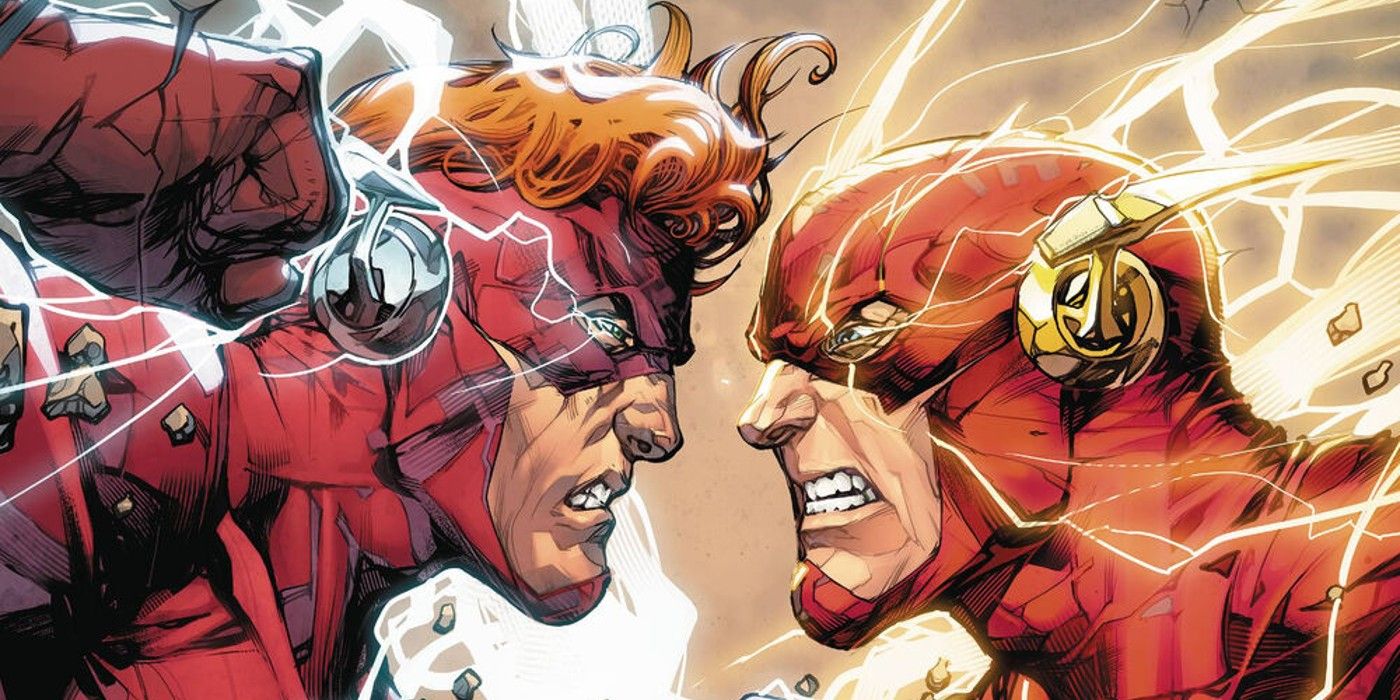 Los nuevos poderes de Flash están preparando una guerra entre Wally West y Barry Allen