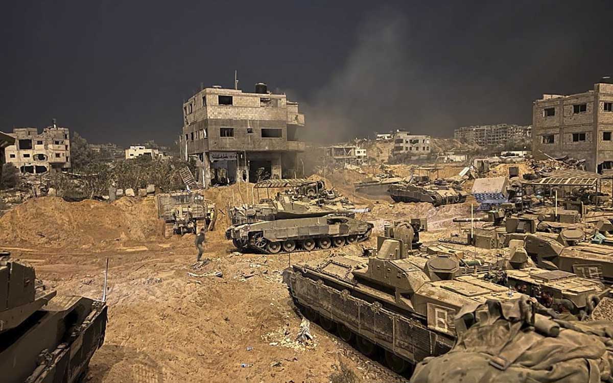 Fuertes enfrentamientos entre tropas israelíes y milicianos de Hamás en el norte de Gaza