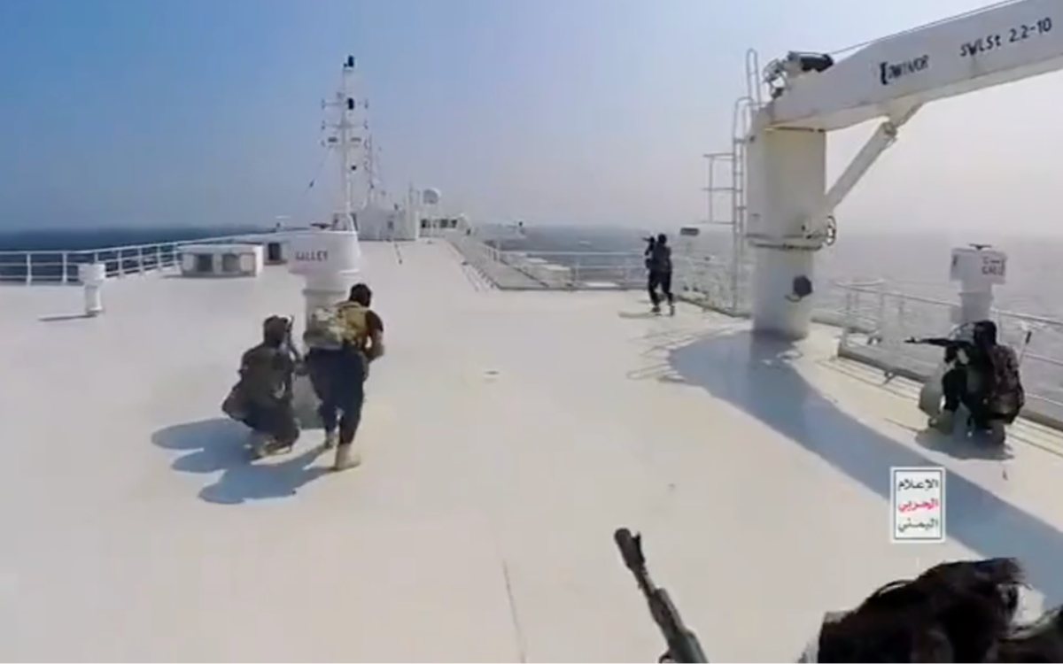 Hutíes descartan hablar de buque secuestrado hasta que Israel y EU 'dejen de matar palestinos' | Video