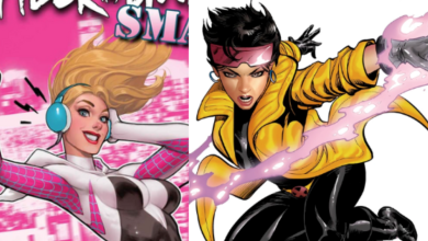 Jubilee y Spider-Gwen brillan en un arte tributo ultracolorido a las heroínas de Marvel