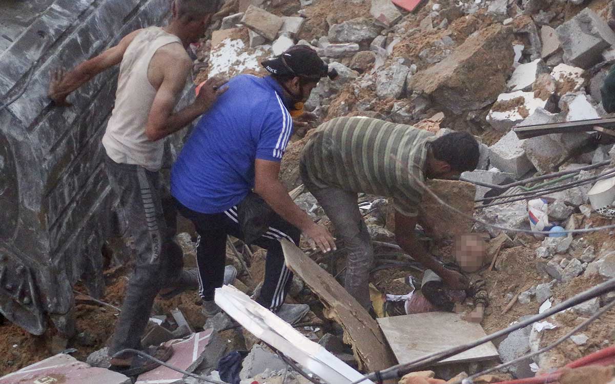 La ONU informa que bombardeo israelí a campo de refugiados también dejó 50 muertos en zona residencial