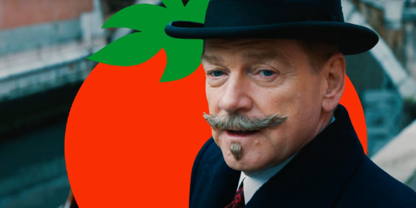 La música de Rotten Tomatoes inquietante en Venecia establece un nuevo récord de Hércules Poirot