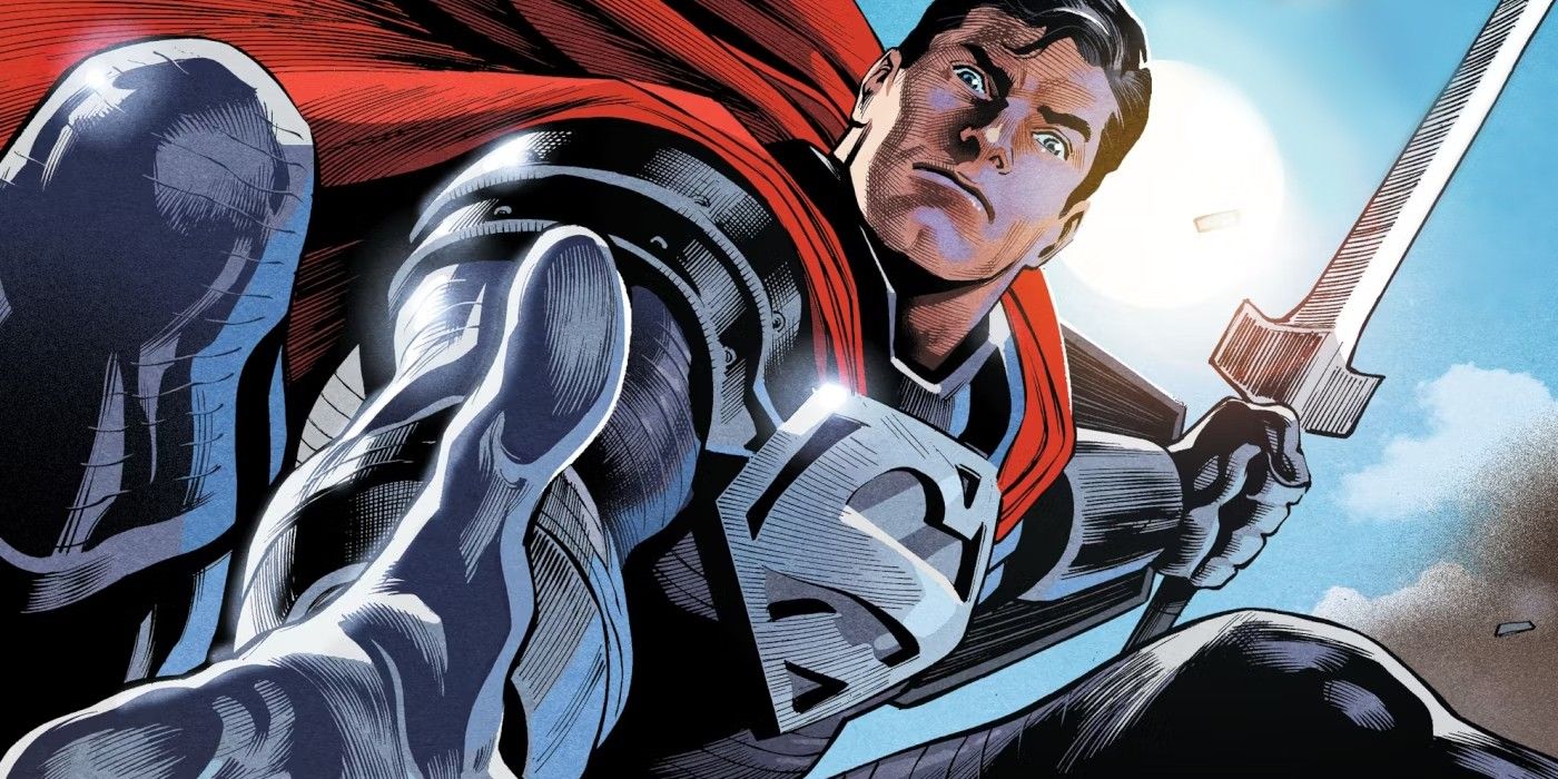 La nueva espada y escudo de Superman reemplazan sus poderes de la manera perfecta