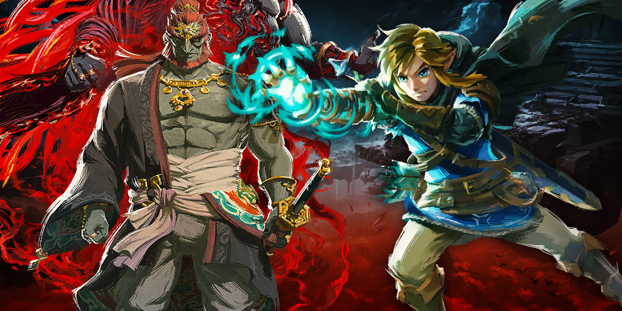 Link Fighting Ganondorf en Zelda: TOTK ni siquiera es una pelea justa