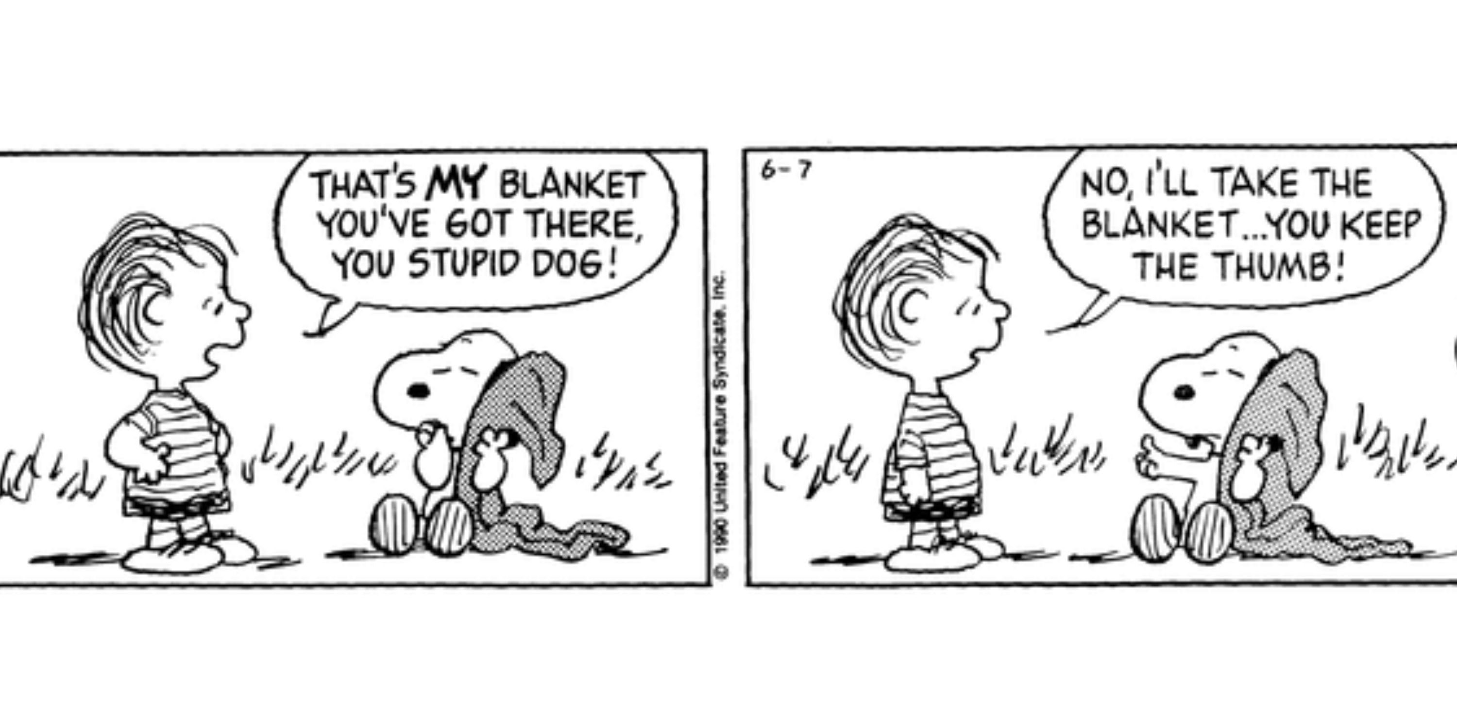 Linus y Snoopy