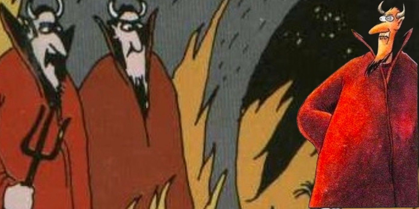 Los 10 cómics más divertidos de Far Side ambientados en el infierno