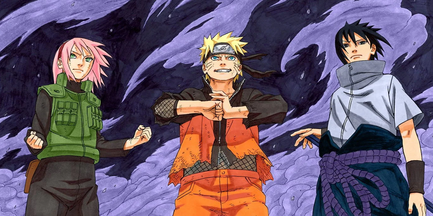 Naruto, Sasuke y Sakura se convierten en samuráis legendarios en el arte oficial