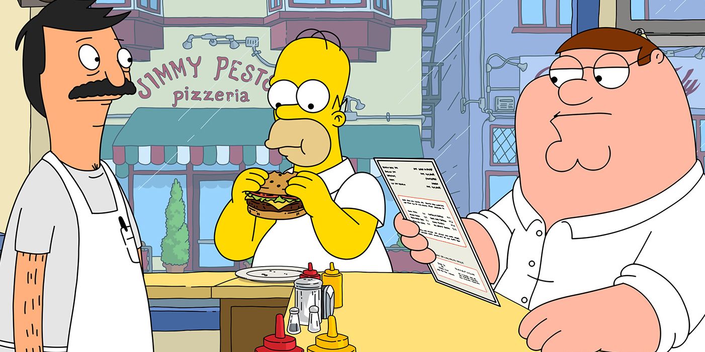 Los Simpson, Padre de familia, Bob’s Burgers y Rick y Morty’s Moms intercambian estilos de animación en el arte
