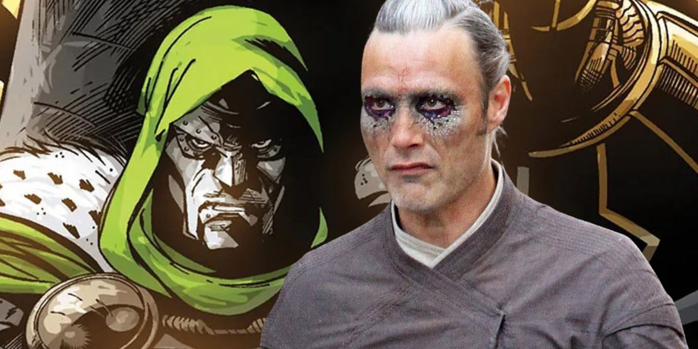 Mads Mikkelsen de Doctor Strange se convierte en el casting perfecto de Doctor Doom de MCU en el nuevo arte de Marvel