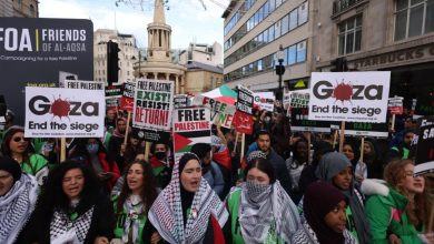 Policía de Reino Unido avala protesta propalestina en Londres a pesar de las críticas