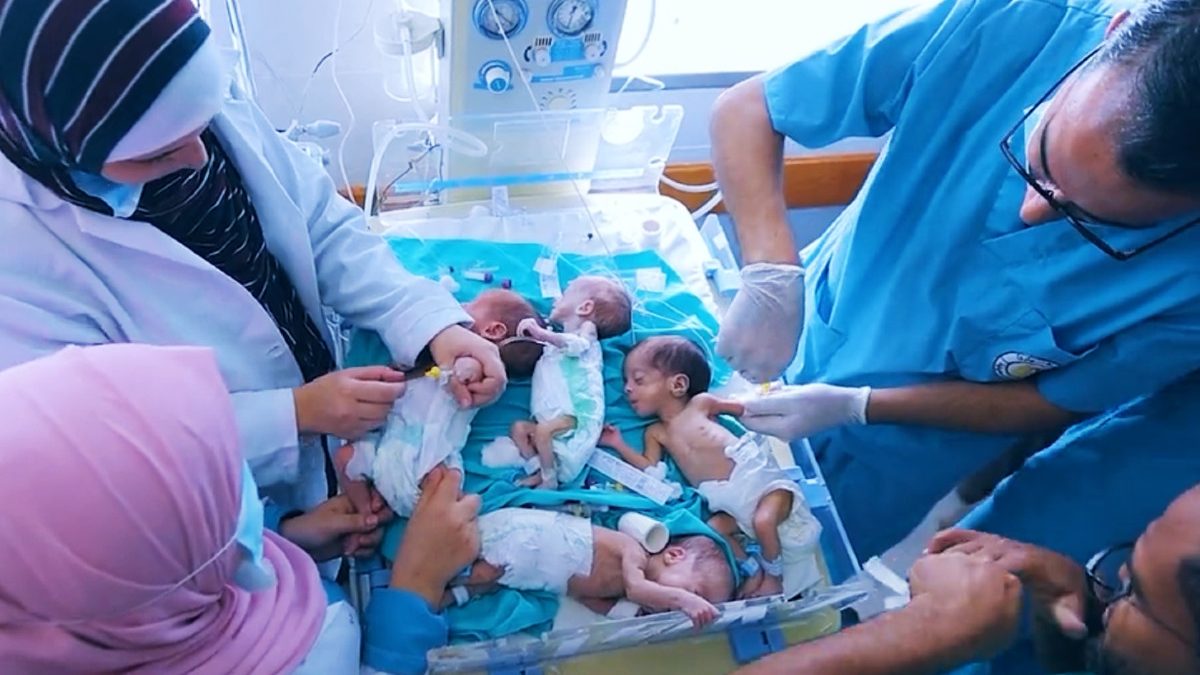 Rescatan a 31 bebés del hospital Al-Shifa en Gaza | Video