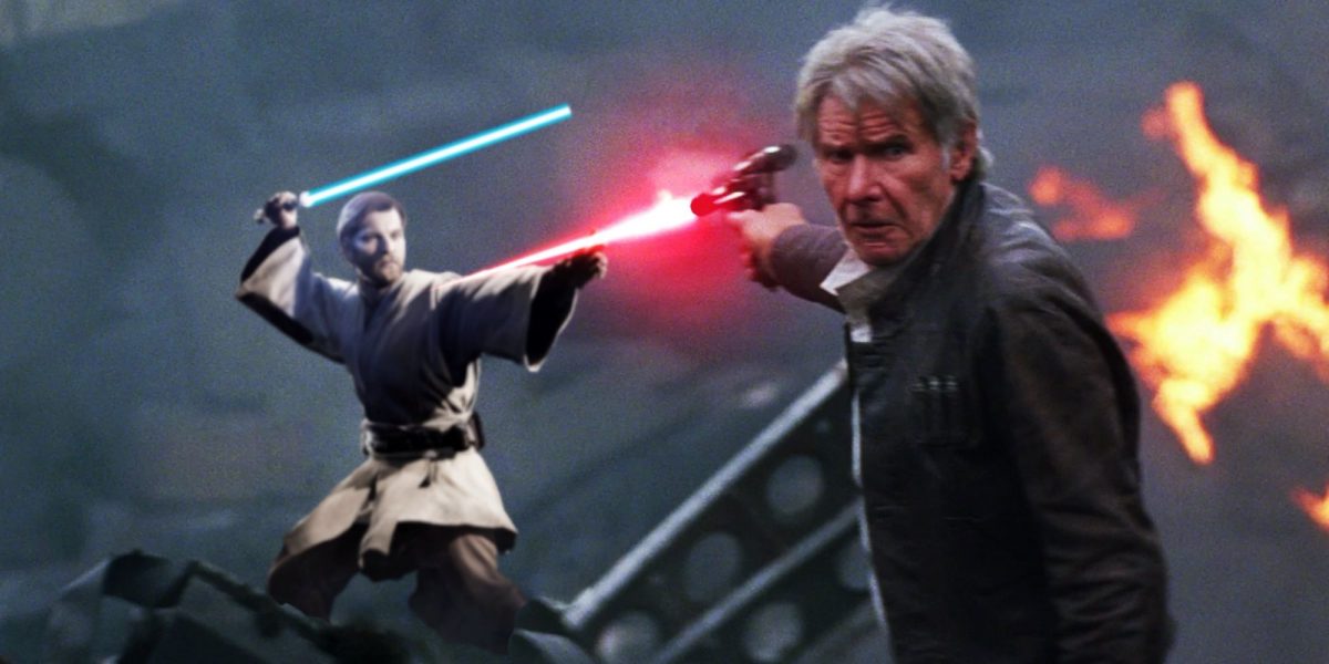 Resulta que Han Solo tenía razón: los sables de luz no son rival para los desintegradores, y este detalle de Star Wars lo demuestra