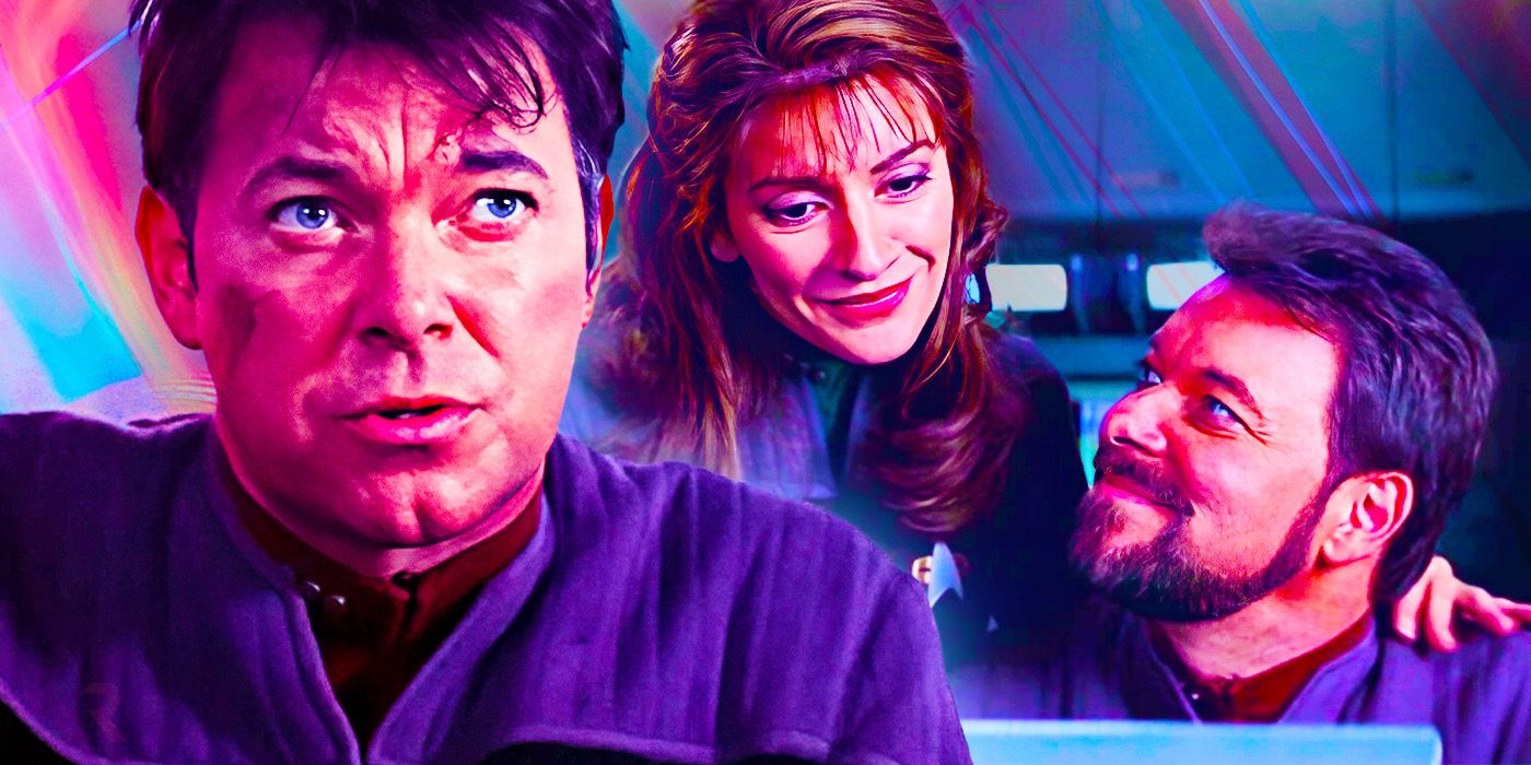 Riker y Troi coquetean en Star Trek: Insurrección escena eliminada