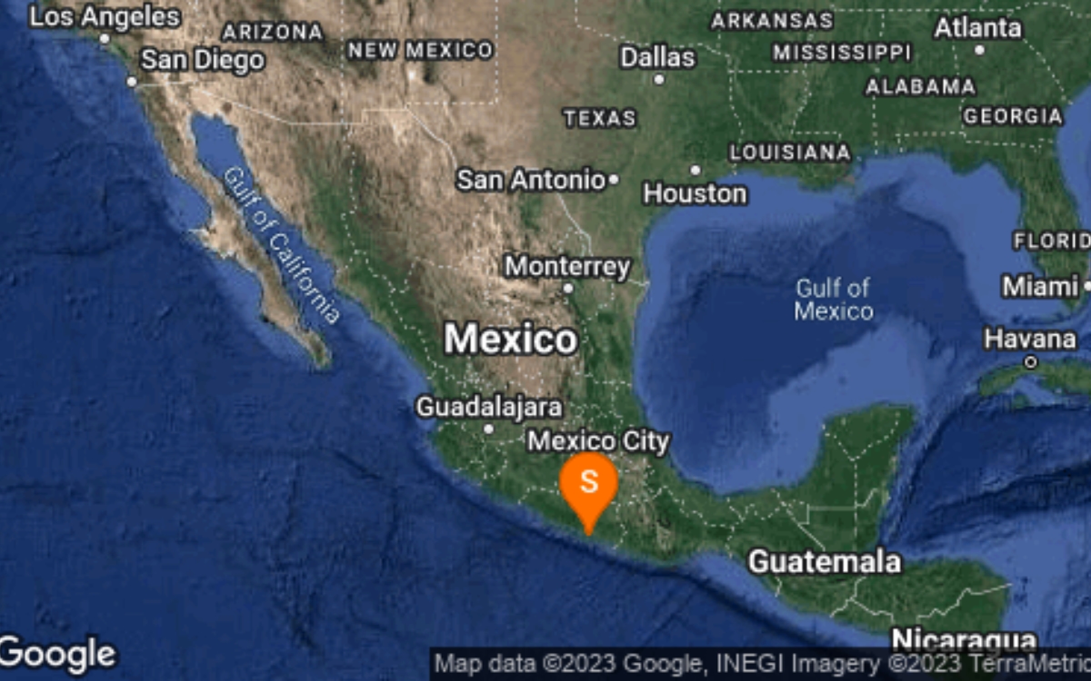 Se registra sismo de 4.9 en Guerrero